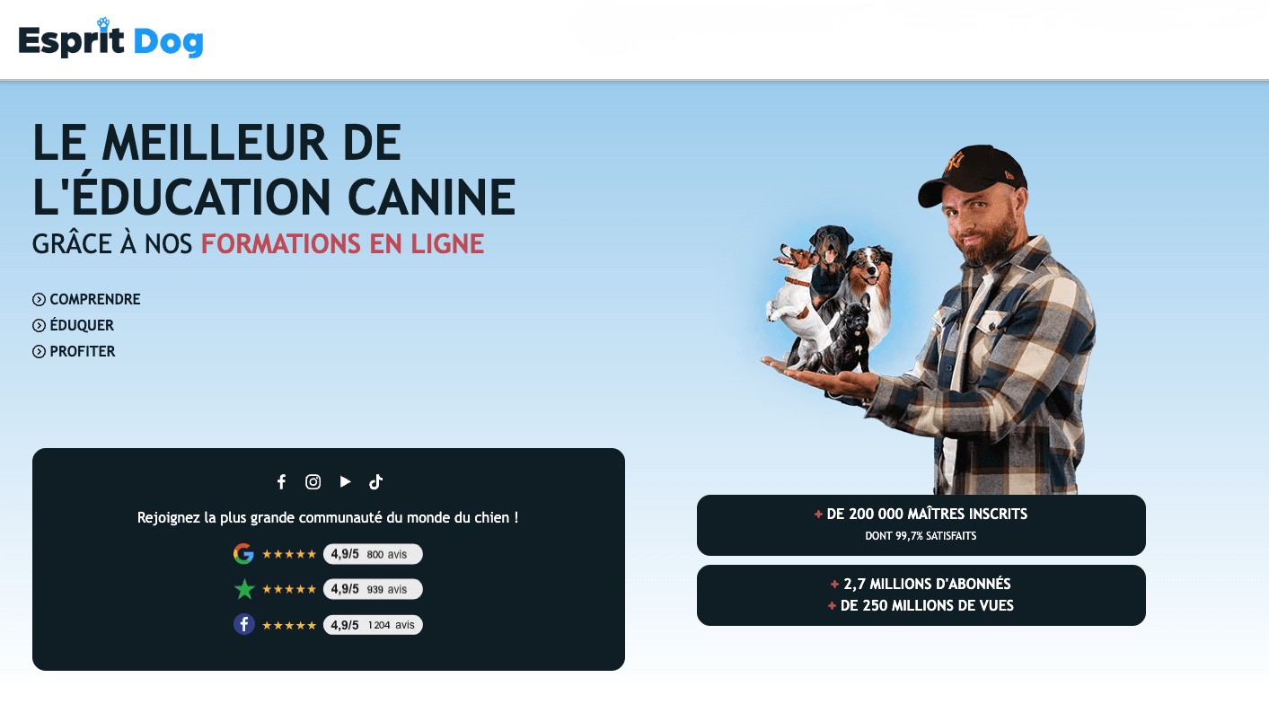 Éducateur canin Esprit Dog