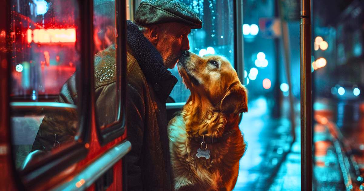 Mike Thomas, un chauffeur de bus, verrouillant les portes pour protéger un chien nommé Cooper, illustrant son acte héroïque à Portland.