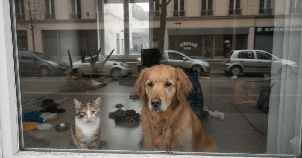 Chien et chat enfermés quatre jours dans un appartement à Amiens, sauvés par le retour de leur propriétaire