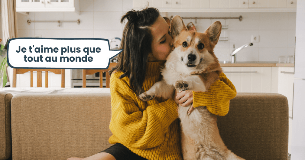 Dire je t'aime à son chien 