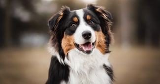 Chien de type berger australien retrouvé calciné au bord d’un étang, scène émotive.