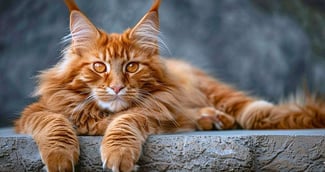 maine coon roux