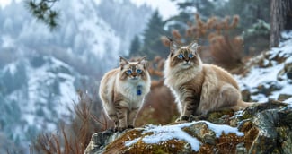 chats himalayens abandonnés dans le comté de Montgomery, au Maryland