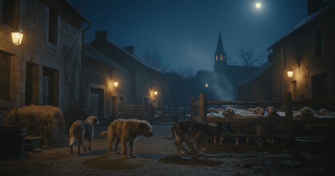 Des brebis dans un champ sous un ciel couvert symbolisant l'inquiétude.